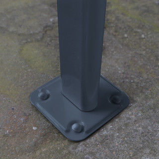 Terrassetak i kun 2,3m dybde. Perfekt til smale verandaer eller balkong.