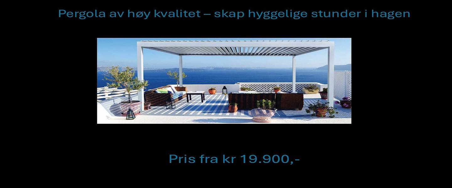 Pergola av høy kvalitet